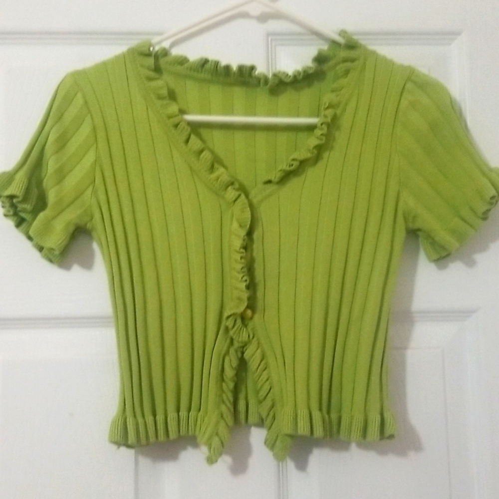 Princess polly button up crop